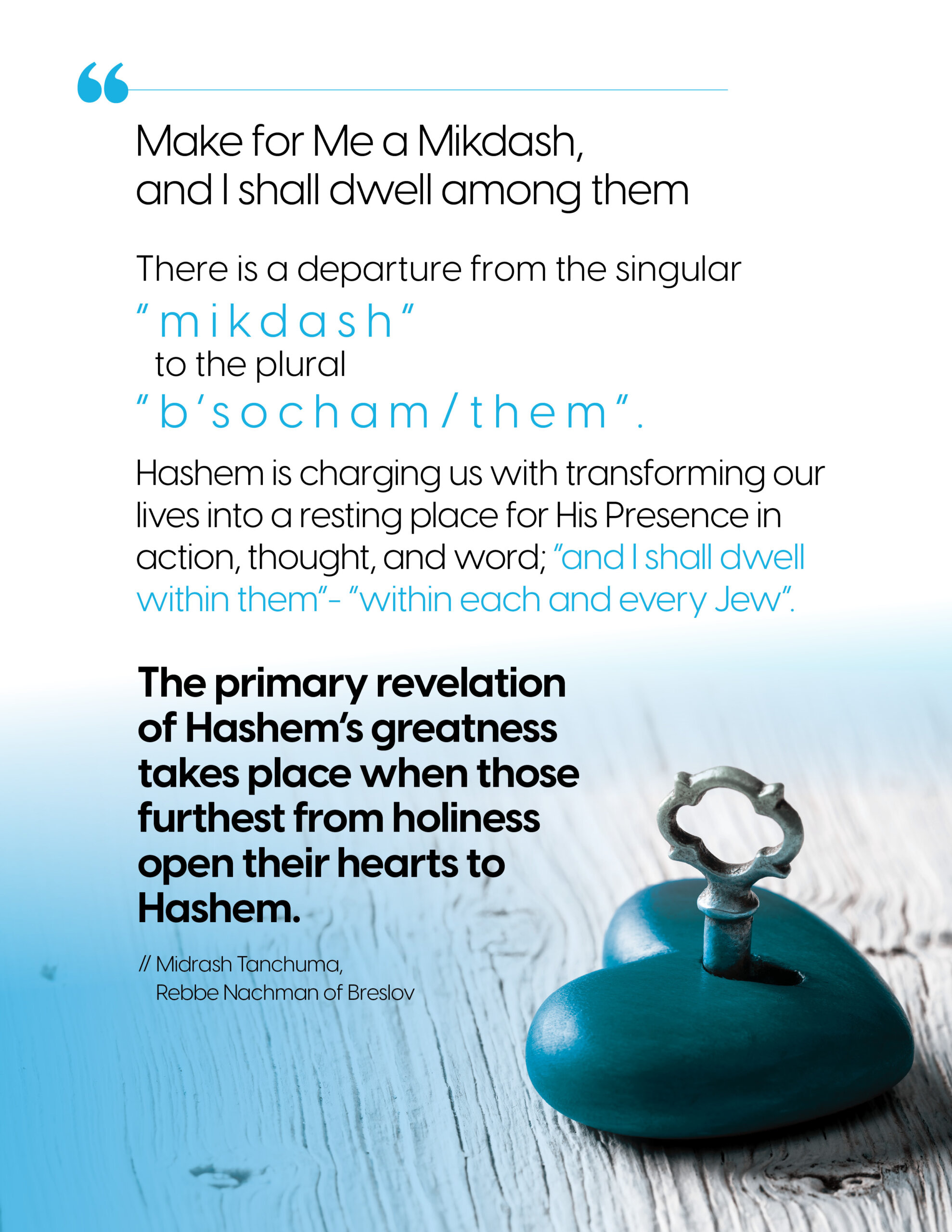 Terumah meaningful minute